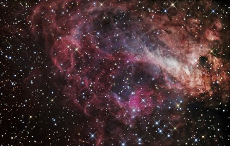 The Omega Nebula by R Jay GaBany/Stocktrek Images art print