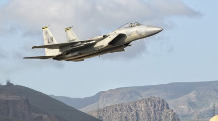 US Air Force F-15C Eagle Over Spain by Giovanni Colla/Stocktrek Images art print