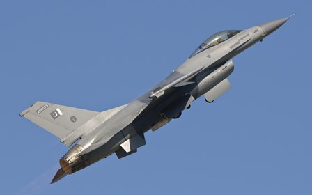 F-16 of the Pakistan Air Force by Giovanni Colla/Stocktrek Images art print