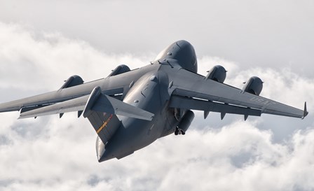 C-17 Globemaster Above the Clouds by Giovanni Colla/Stocktrek Images art print