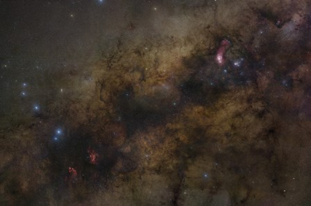 The Galactic Center of the Milky Way Galaxy by Robert Gendler/Stocktrek Images art print