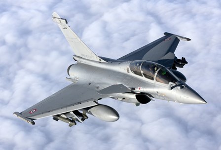Dassault Rafale B of the French Air Force by Gert Kromhout/Stocktrek Images art print