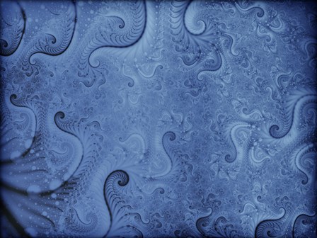 Abstract Illustration in Blue by Vlad Gerasimov/Stocktrek Images art print