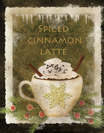 Spiced Cinnamon Latte by Beth Albert art print