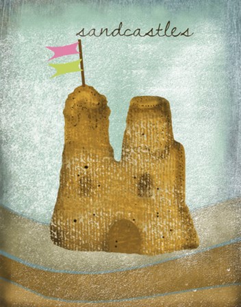 Sandcastles by Beth Albert art print