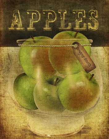 Grannysmith Apples by Beth Albert art print