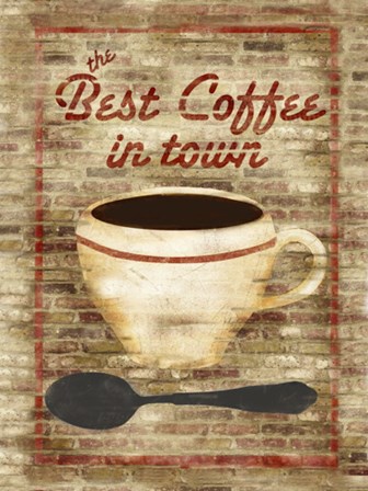 Best Coffee in Town by Beth Albert art print
