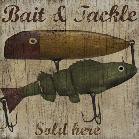 Bait &amp; Tackle by Beth Albert art print