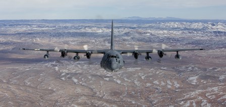 Front View of a MC-130 Aircraft by HIGH-G Productions/Stocktrek Images art print