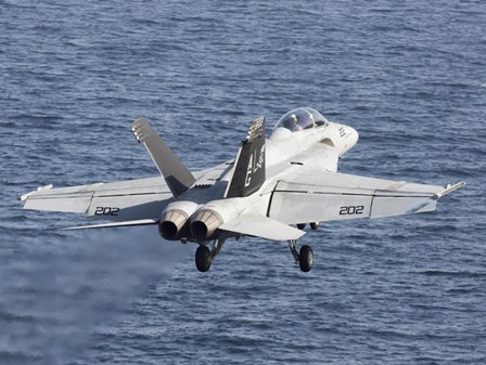 F/A-18F Super Hornet Takes Of in the Arabian Sea by Gert Kromhout/Stocktrek Images art print