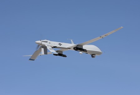An MQ-1 Predator Over New Mexico by HIGH-G Productions/Stocktrek Images art print