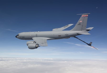 KC-135R Flies a Training Mission over Arizona by HIGH-G Productions/Stocktrek Images art print