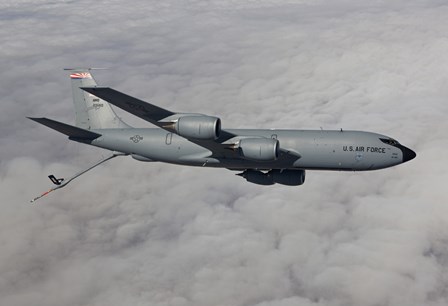 KC-135R in the Clouds over Arizona by HIGH-G Productions/Stocktrek Images art print