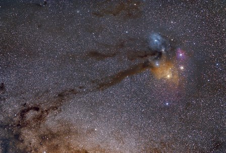 The Rho Ophiuchus Area in Sagittarius by John Davis/Stocktrek Images art print