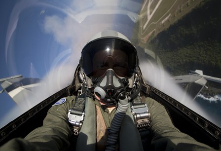 View from the Cockpit of an F-16 by HIGH-G Productions/Stocktrek Images art print