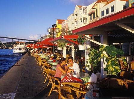 Willemstad Waterfront, Curacao, Caribbean by Greg Johnston / Danita Delimont art print