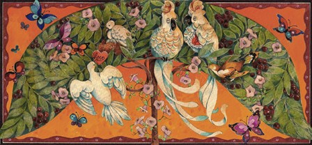 Bird Valentine by David Galchutt art print