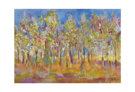 Orchard in Orchid by Amy Dixon art print