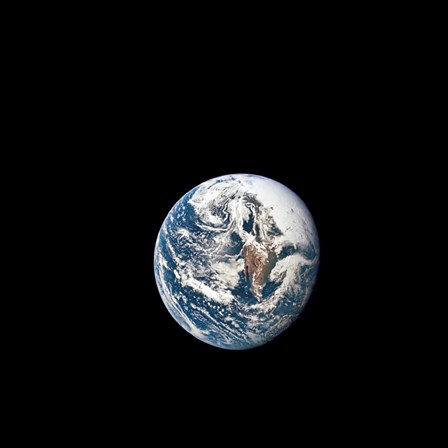 A view of Earth taken from the Apollo 10 Spacecraft by Stocktrek Images art print