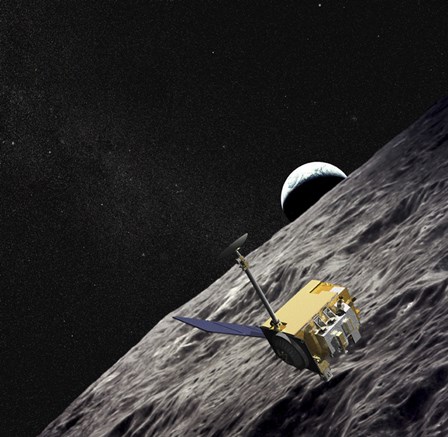 Artist Concept of the Lunar Reconnaissance Orbiter by Stocktrek Images art print