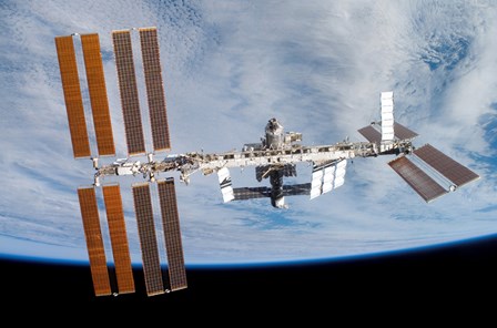 International Space Station 5 by Stocktrek Images art print