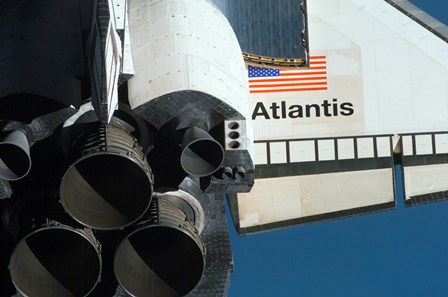 Space Shuttle Atlantis by Stocktrek Images art print