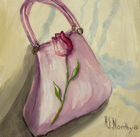 Purse Red by Harriet Nordby art print