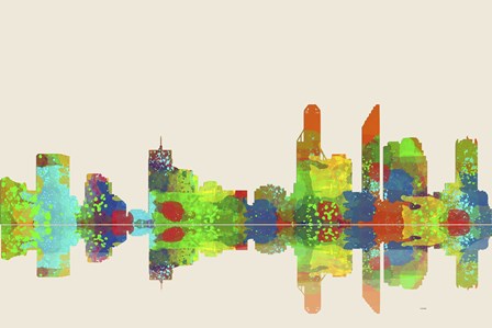 Adelaide SA Skyline 1 by Marlene Watson art print