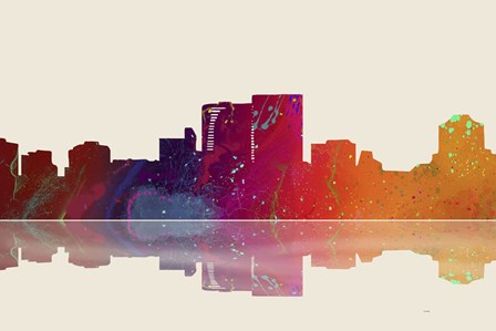 Darwin NT Skyline 3 by Marlene Watson art print