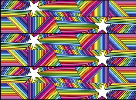 Stars Stripes B by Howie Green art print