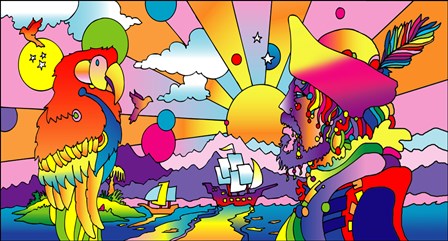 Pirates by Howie Green art print