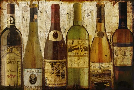 Wine Samples of Europe III by Art Licensing Studio art print