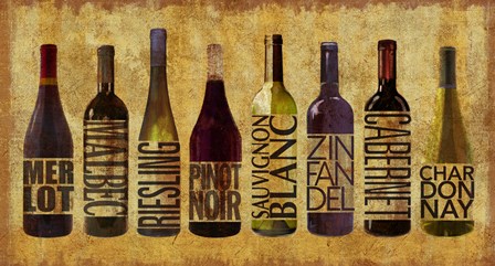 All Wined Up by Art Licensing Studio art print