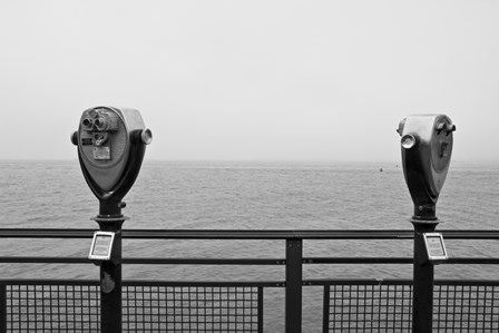 Looking South (b/w) by Erin Clark art print