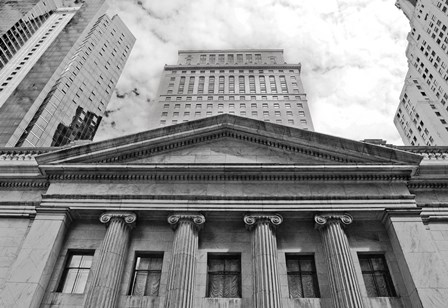 Classic Architecture (b/w) by Erin Clark art print