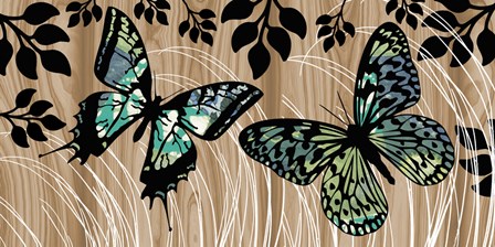 Butterfly Patchwork by Erin Clark art print
