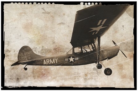Army Plane by Erin Clark art print