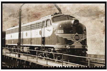 Erie Train 1 by Erin Clark art print