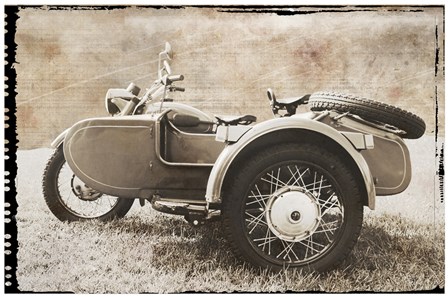 Ural Motorcycle 2 by Erin Clark art print