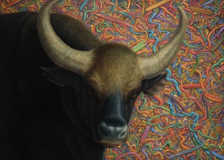 Bull by James W. Johnson art print