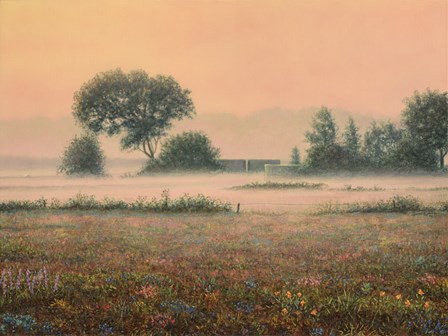 Misty Morning by James W. Johnson art print