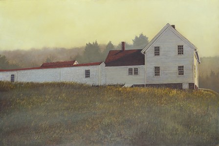 Autumn Sunset Monhegan by Jerry Cable art print