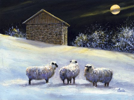 January Fleece by Jerry Cable art print