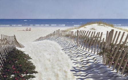 Walk To The Beach by Zhen-Huan Lu art print