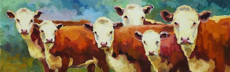 Cattle Call by Sarah Webber art print