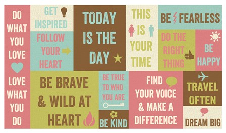 Today Is the Day 18 by Louise Carey art print