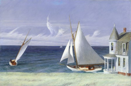 The Lee Shore, 1941 by Edward Hopper art print