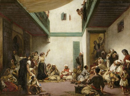 A Jewish Wedding in Morocco, 1839 by Eugene Delacroix art print