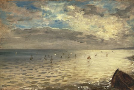 The Sea at Dieppe, 1851 by Eugene Delacroix art print