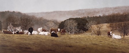 Contented 2 by David Knowlton art print